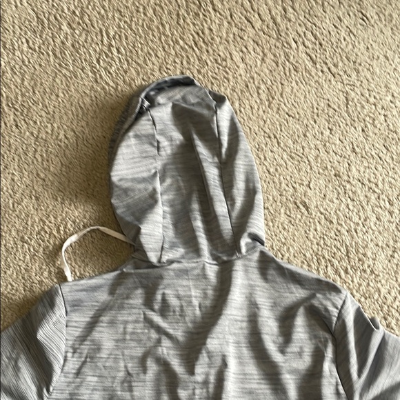 Gray rash guard Hoodie full zip - Picture 4 of 5